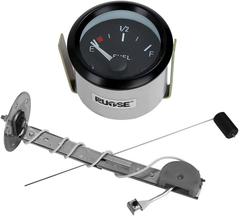Rupse Fuel Sender Unit Boat Fuel Tank Sending Unit Fuel Water Level Sensor Stainless Steel Fuel Sender and Fuel Gauge for Boat Car Truck RV (6" (150mm)) (52mm (2")) - Image 1